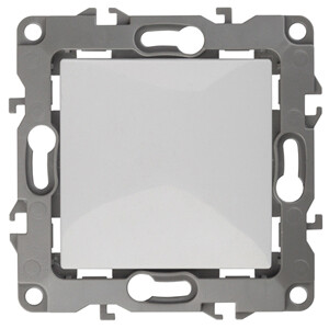 Выключатель 12-1001-01 10АХ-250В, без м.лапок, белый (10/100/2500) |Б0014627 | ЭРА