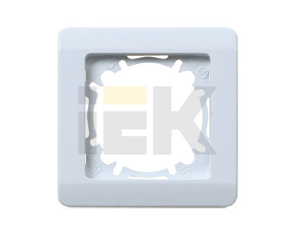 РГ-1-ГБ Рамка одноместная "ЛЕГАТА" цвет:белый | EMG10-K01-B | IEK