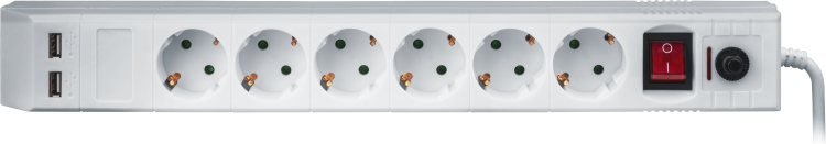 Сетевой фильтр 71 864 NSP-USB-06-180-ESC-3x1 сет фильтр, 6 гн 1.8м |71864 |Navigator