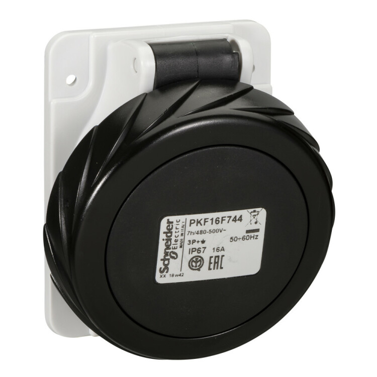 РОЗ ПАНЕЛ УГЛ ВИНТ 16A 3PE 480-500 IP67 | PKF16F744 | Schneider Electric