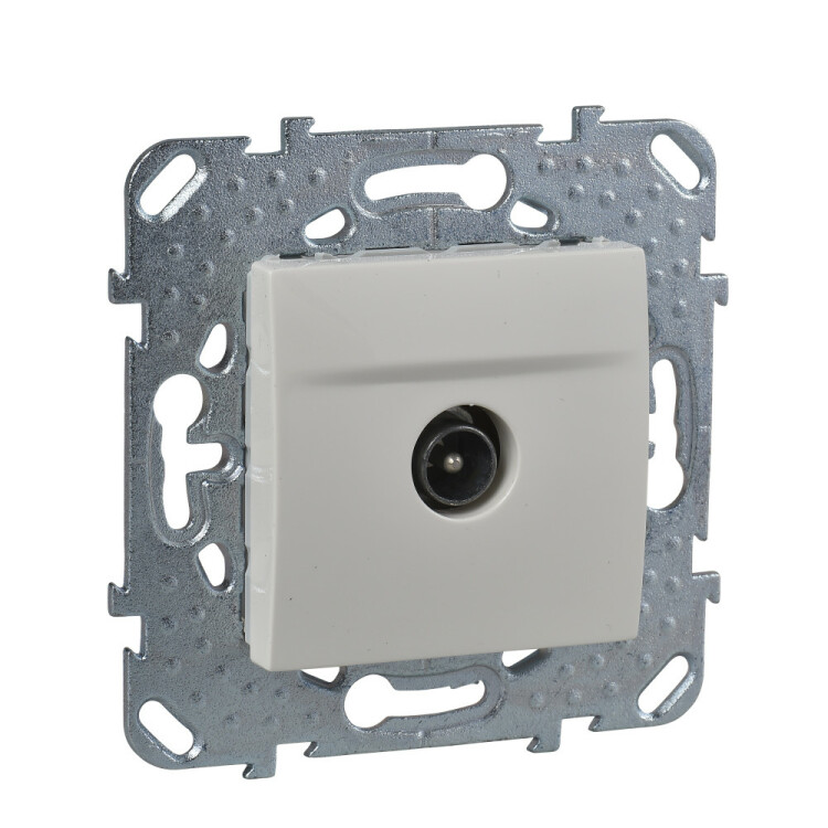 Unica Бежевый Розетка TV проходная | MGU5.463.25ZD | Schneider Electric