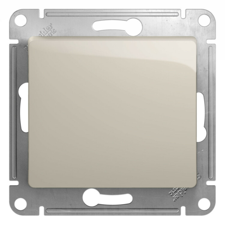 Glossa Молочный Выключатель 1-клавишный, сх.1, 10AX | GSL000911 | Schneider Electric