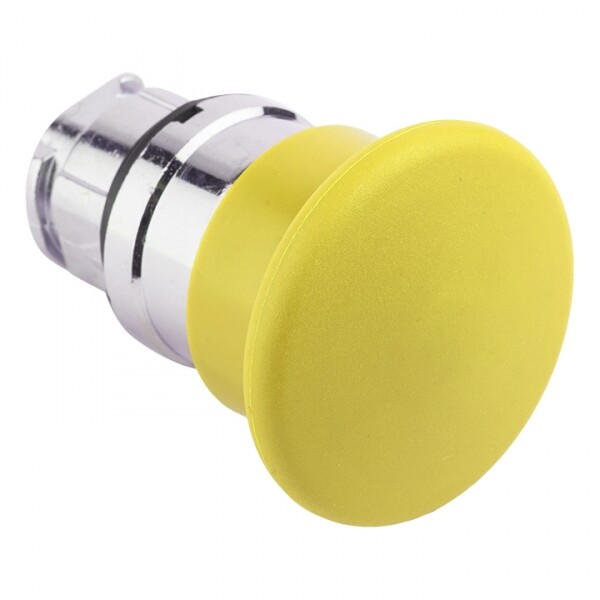 Исполнительный механизм кнопки XB4 "Грибок" желтый возвратный без фиксации без подсветки PROxima | XB4BC-Y | EKF