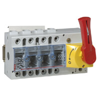 Выключатель-разъединитель Vistop - 125 A - 4П - рукоятка спереди - красная рукоятка / желтая панель | 022339 | Legrand