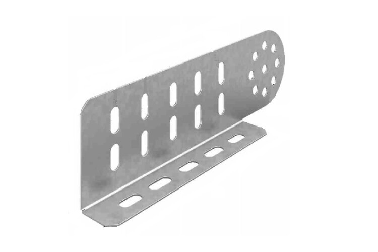 Соединитель универсальный шарнирный для лотка УЛ высотой 80 мм (1 мм) (уп/2шт) | СЛУШ-80 (1 мм) УЛ | OSTEC