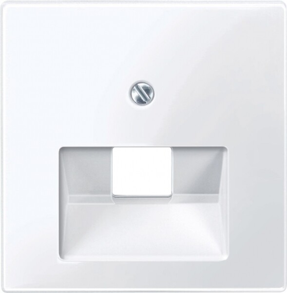 ЦЕНТР. ПЛАТА ТЕЛЕКОММ.МЕХ.А TF/DATA. ОДИНОЧНАЯ НАКЛОННАЯ,АКТИВНО БЕЛЫЙ | MTN296225 | Schneider Electric