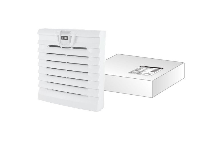 Вентиляционная решетка с фильтром для вентилятора ВФУ SQ0832-0110 (120 мм) | SQ0832-0115 | TDM