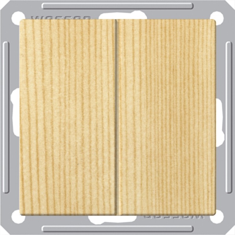 Wessen 59 Сосна Выключатель 2-клавишный 16А (сх.5) | VS516-252-7-86 | Schneider Electric