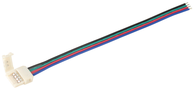 Коннектор 5шт RGB 10 мм ( - 15 см - разъем) | LSCON10-RGB-213-5-PRO | IEK