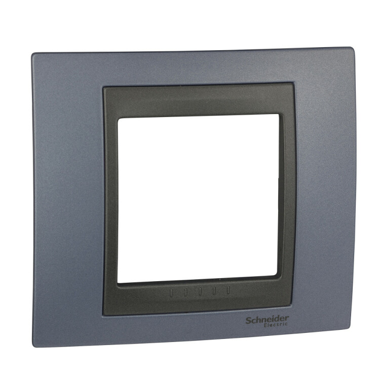 Unica TOP Берилл/Графит Рамка 1-ая | MGU66.002.298 | Schneider Electric