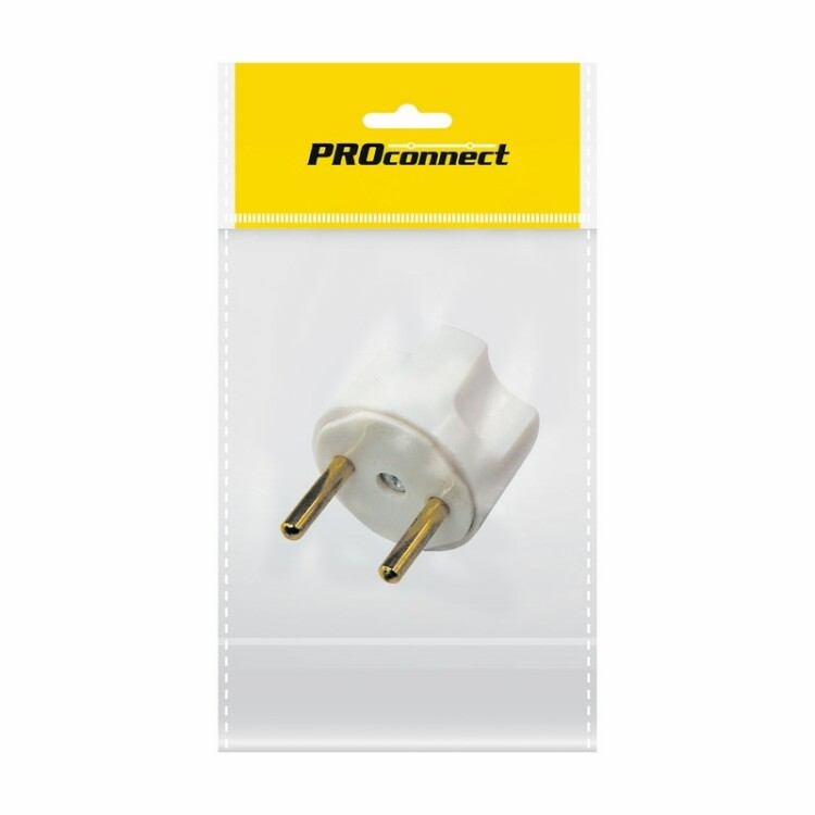 Сетевой переходник "ПИТЕР" белый PROCONNECT Индивидуальная упаковка 1 шт | 11-1031-9 | PROconnect