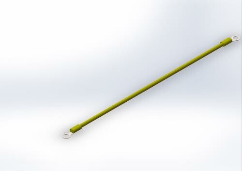 Проводник заземляющий универсальный 10х200мм | ЗПУ 10х200 | OSTEC