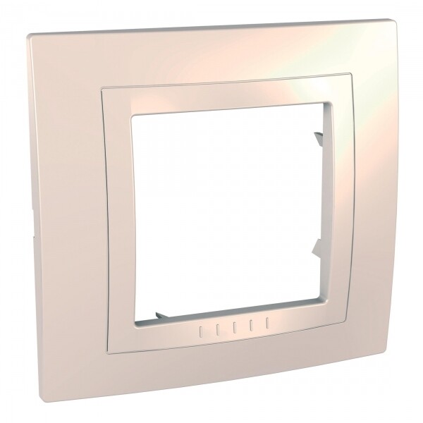 Unica Бежевый Рамка 1-ая литая | MGU2.002.25M | Schneider Electric