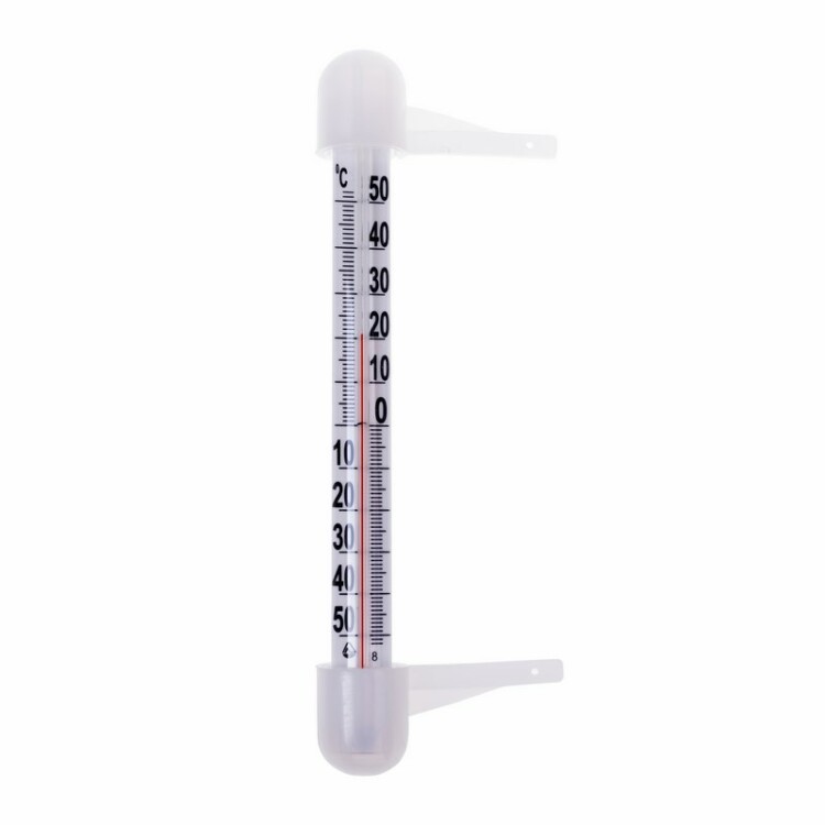 Термометр оконный (? 18 мм) полистирольная шкала крепление «на гвоздик» | 70-0502 | REXANT