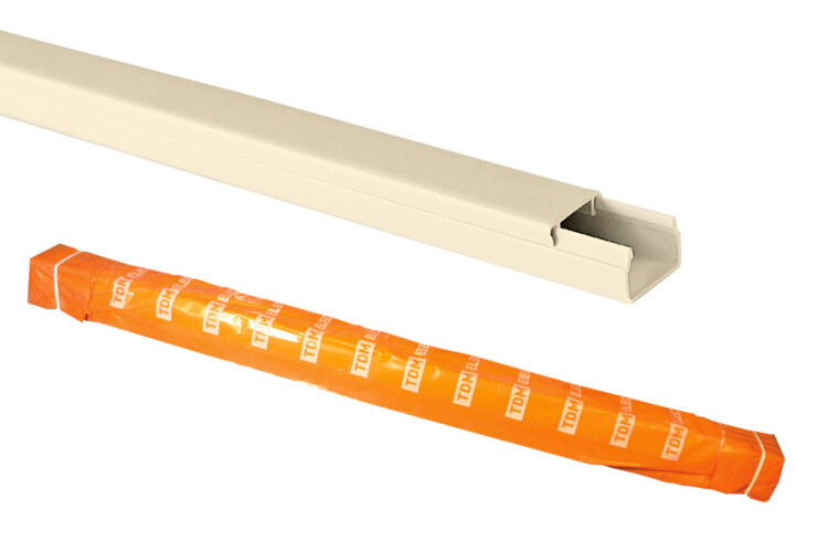 Кабель-канал 15х10 слоновая кость (140м) | SQ0402-0502 | TDM