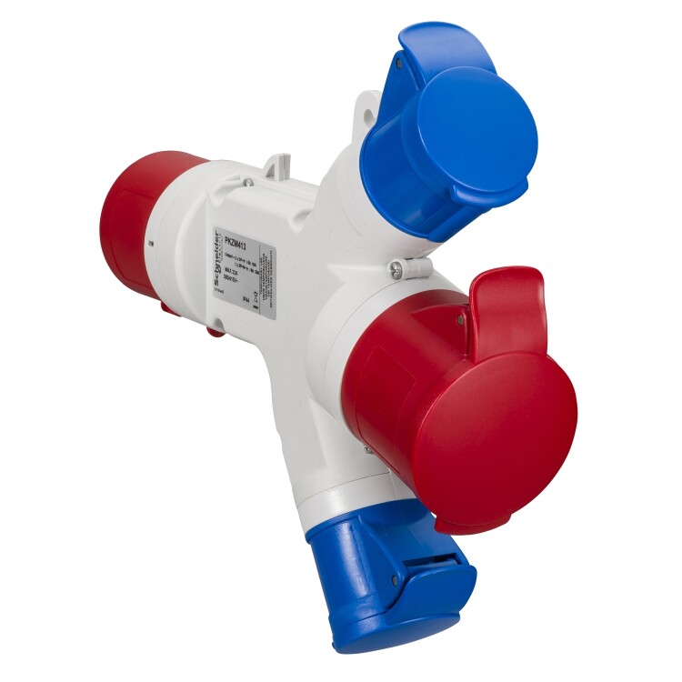 ДВ РАЗВЕТВ 2 32A IP44 380V 3PTN50 E 6 | PKZM413 | Schneider Electric