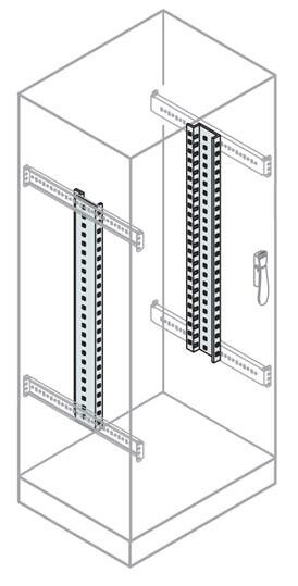 Стойка 19 уменьшеной высоты 27HE,(2шт) | EG1130K | ABB