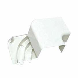 RLA 100х40 Угол плоский с задней стенкой и разделителем ARC-LAN | 576314 | Ecoplast