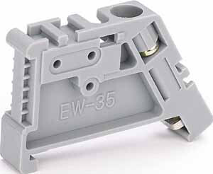 Ограничитель пластик. на DIN-рейку с 1 винтом Ф | 32057DEK | DEKraft