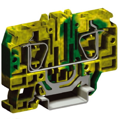 HTE.10, зажим для заземления, 10 кв.мм желто-зеленый | ZHT330 | DKC