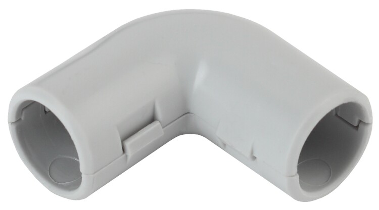 UG-32 Аксессуары для труб и металлорукава ЭРА Угол 90 гр.(серый) соединительный для трубы 32мм (10шт) | Б0036837 | ЭРА