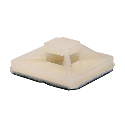 Площадка самоклеящаяся ПС-25 25х25 под хомуты (100штук/упаковка) | 4690612011905 | IN HOME