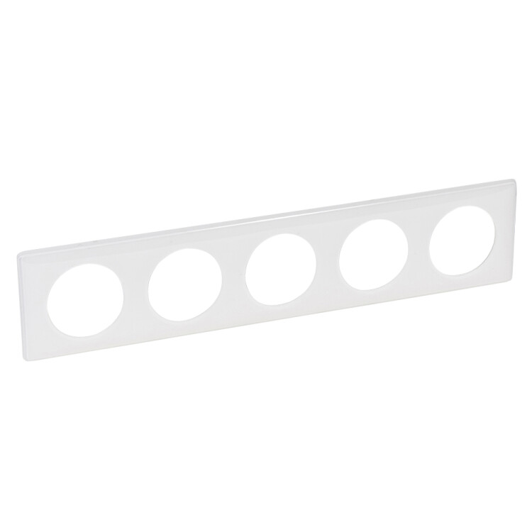 Celiane Белый глянец Рамка 5-я (2+2+2+2+2 мод) | 066630 | Legrand