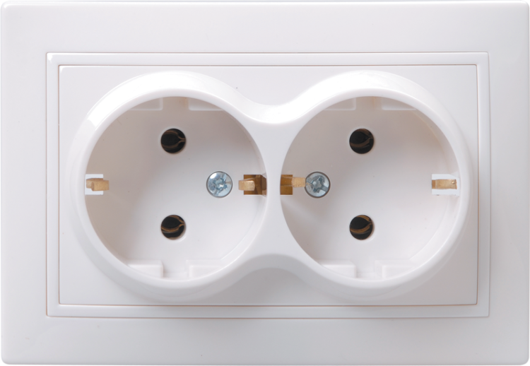 РС12-3-КБ Роз. 2мес. с з/к без з/ш 16А кер. КВАРТА бел. | ERK21-K01-16-K | IEK