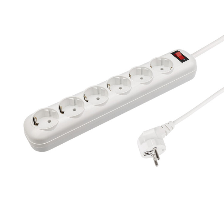 Сетевой фильтр 6 гнезд 5 м 3х0,75 мм? с/з OPTIMA белый PROCONNECT | 11-9522 | PROconnect