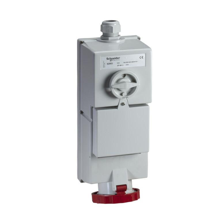 РОЗ Б/ЗАЩ63A3P-N-E 380-415 IP65 | 82883 | Schneider Electric