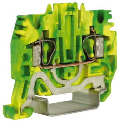 HTE.2, зажим для заземления, 2,5 кв.мм желто-зеленый | ZHT500-RET | DKC