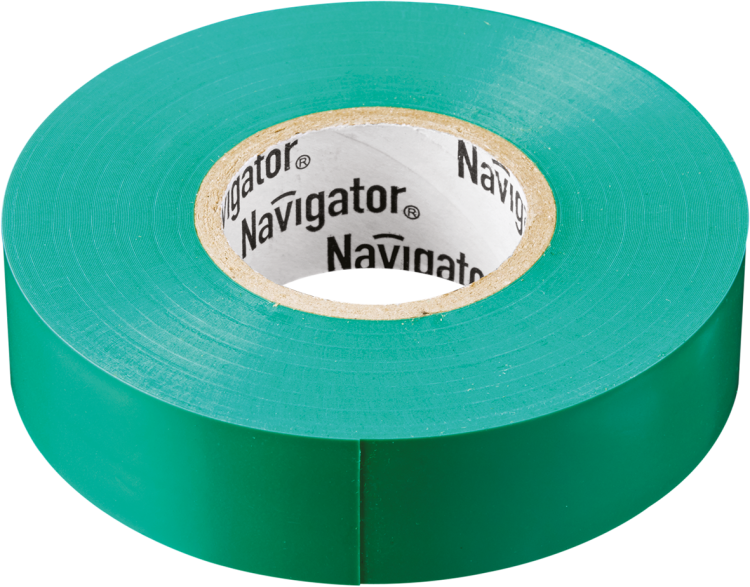 Изолента NIT-A19-20/G зелёная | 71113 | Navigator