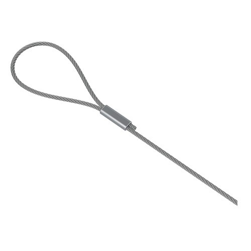 Трос оцинкованный с петлей и замком 9 м (2 мм) | ТРП-9 | OSTEC