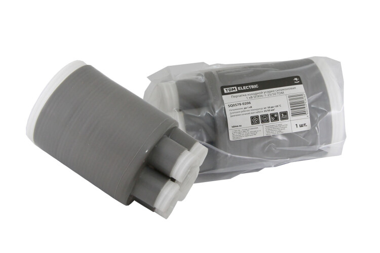 Перчатка холодной усадки силиконовая 1 кВ 5ПХУс-1-25/50 | SQ0579-0206 | TDM