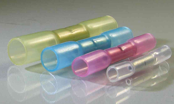 Гильза соединительная изолированная термоусаживаемая 0,5-1,5мм2,19A,розовый (10шт в упак) | 32805 | STEKKER