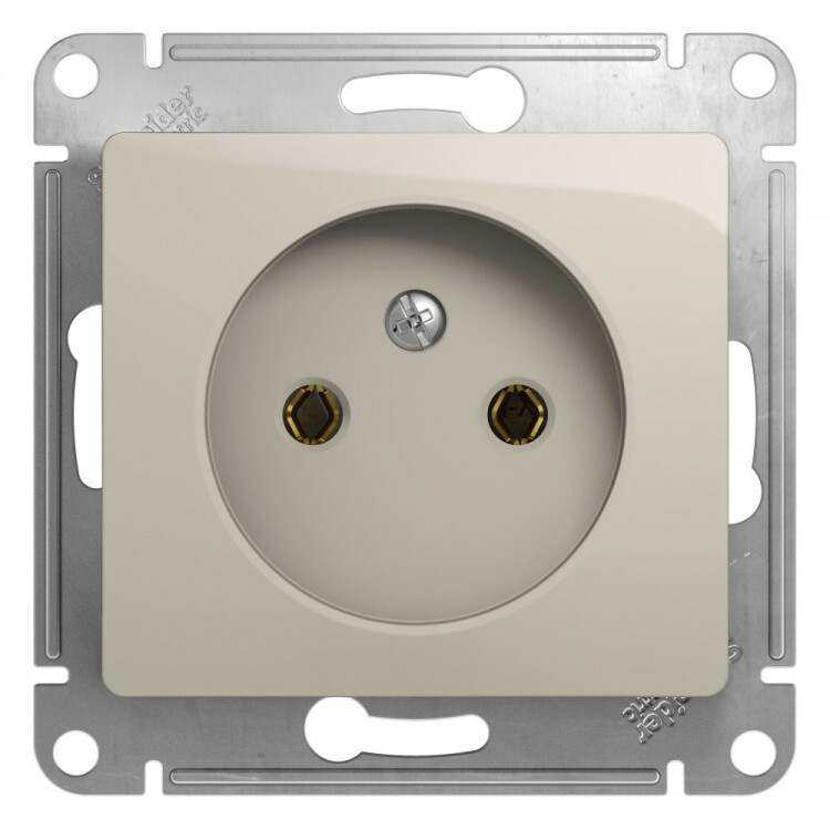 Glossa Молочный Розетка б/з | GSL000941 | Schneider Electric