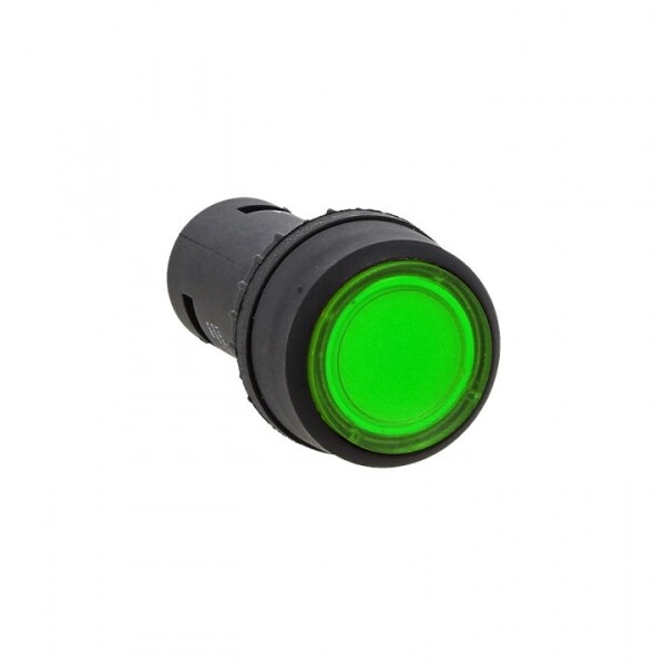 Кнопка SW2C-10D с подсветкой зеленая NO 24В EKF PROxima | sw2c-md-g-24 | EKF