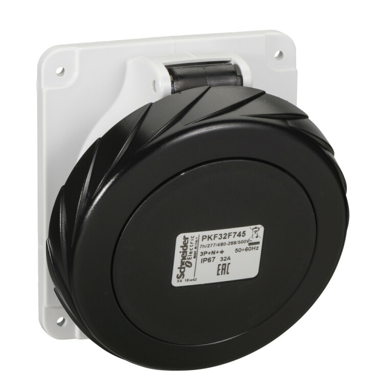 РОЗ ПАНЕЛ УГЛ ВИНТ 32A 3PNE 480-500 IP67 | PKF32F745 | Schneider Electric