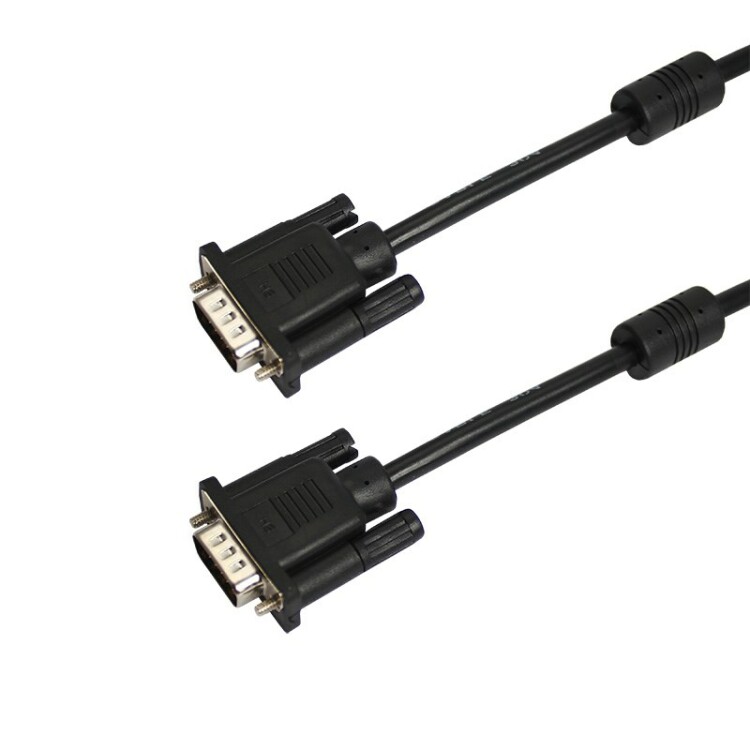 Шнур VGA - VGA с ферритами, длина 1,8 метра, черный PROconnect | 17-5503-6 | PROconnect