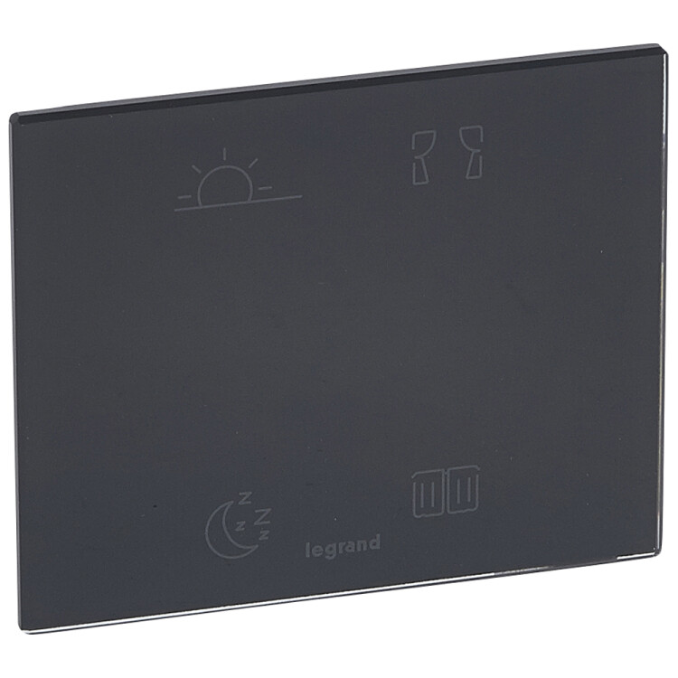Сенсорное управляющее устройство - MyHOME - SCS - 4 сценария - Смальта Графит | 067275 | Legrand