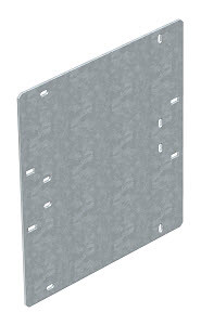 Монтажная пластина 150x280x3мм 310x280 (GP 31 28 FT) | 6357016 | OBO Bettermann