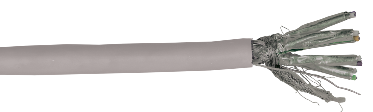 Витая пара S/FTP кат.7 4х2х23AWG LSZH серый (305м) | LC1-C704-621 | ITK