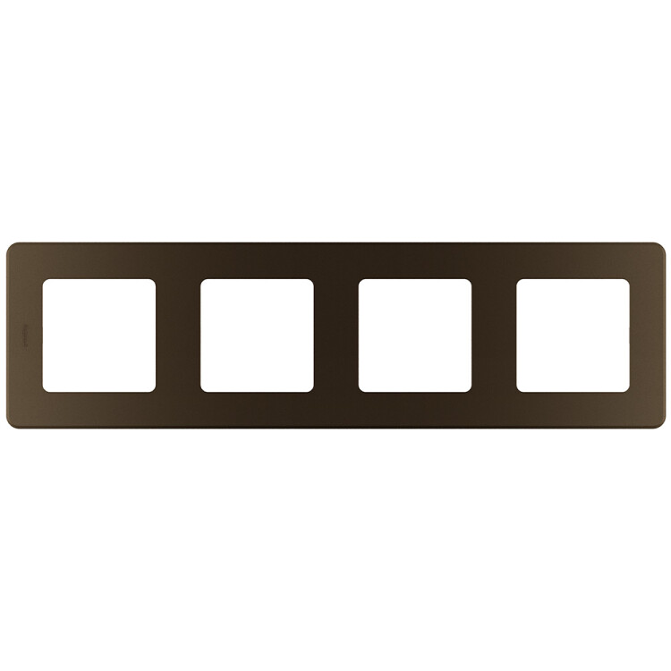 Рамка 4 поста Inspiria бронза | 673969 | Legrand