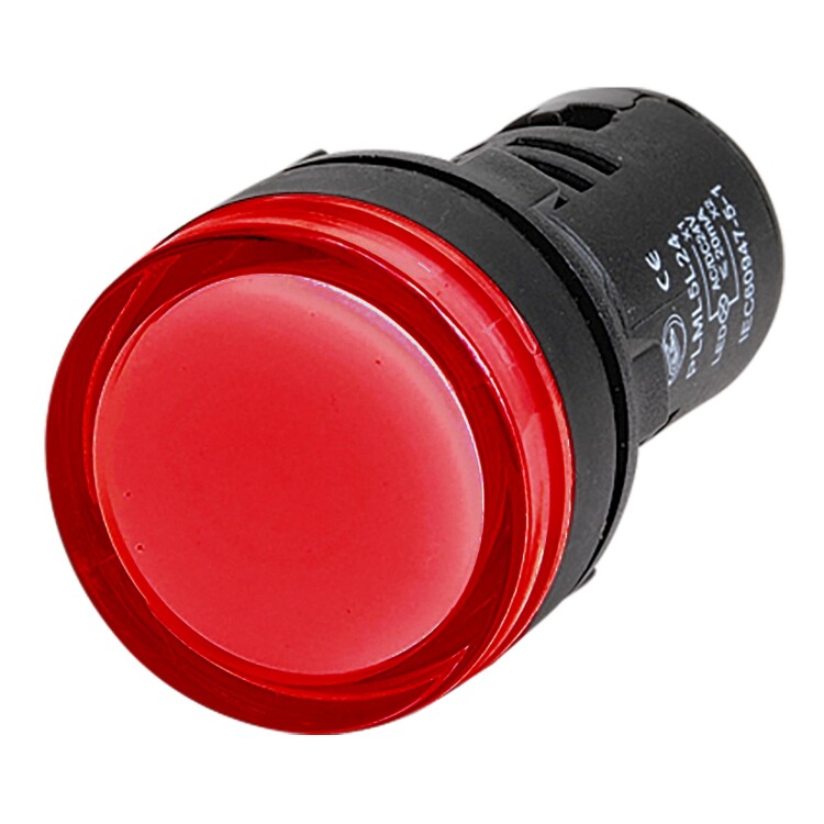 Сигнальный индикатор со встроенным диодом 220В красный | ALIL1L220 | DKC
