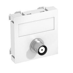 Мультимедийная рамка Video-BNC Modul45 (серебристый) (MTG-BC F AL1) | 6105024 | OBO Bettermann