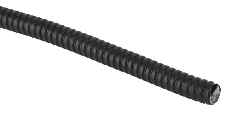 Металлорукав Р3-ЦПнг-15 (черный) с протяжкой 20м | Б0036554 | ЭРА