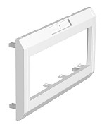 Рамка тройная с полем д/маркировки 170x86 мм (белый) (ADR-45 3 RW) | 6258046 | OBO Bettermann