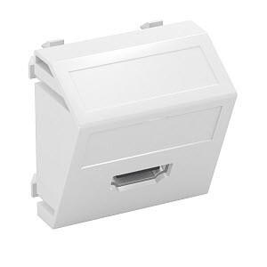 Мультимедийная рамка HDMI Modul45 (серебристый) (MTS-HD S AL1) | 6104820 | OBO Bettermann