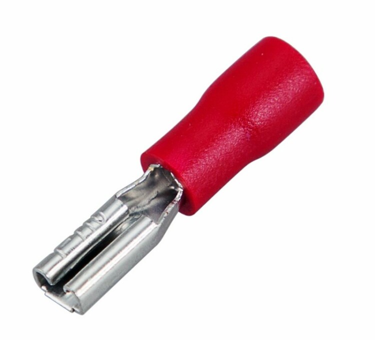 Клемма плоская изолированная гнездо 3.8 мм 0.5-1.5 мм? (РПи-м 1.5-(2.8)/РПИм 1,25-250) | 08-0411 | REXANT