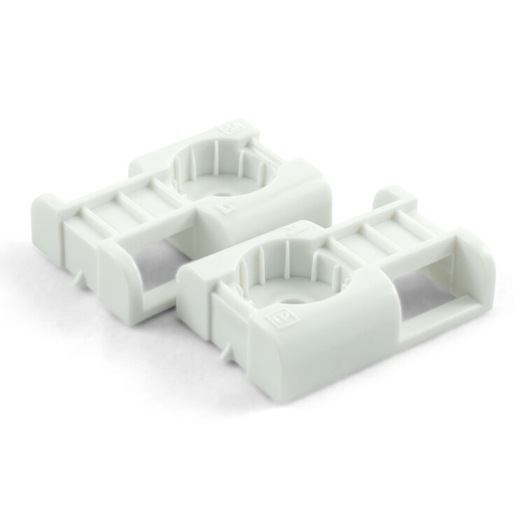 Площадка под стяжку для прямого монтажа белая (100шт/1500шт уп/кор) | PR13.0343 | ПРОМРУКАВ